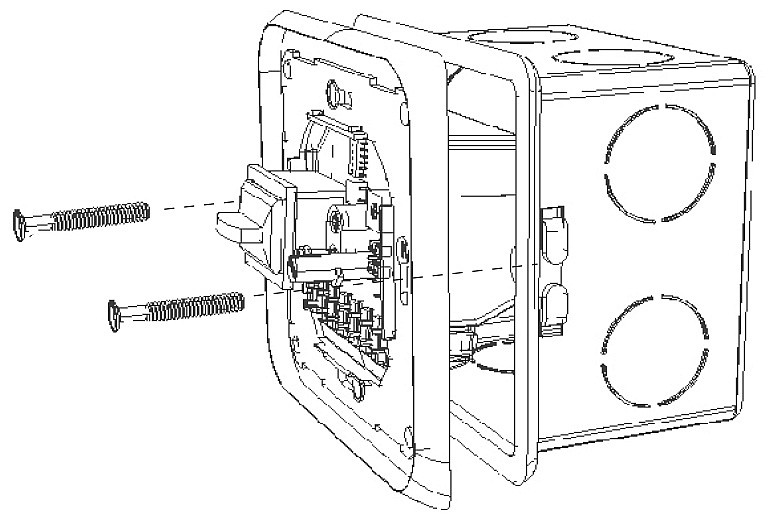 Порядок монтажа терморегулятора 70.16 – подключение и установка в монтажную коробку