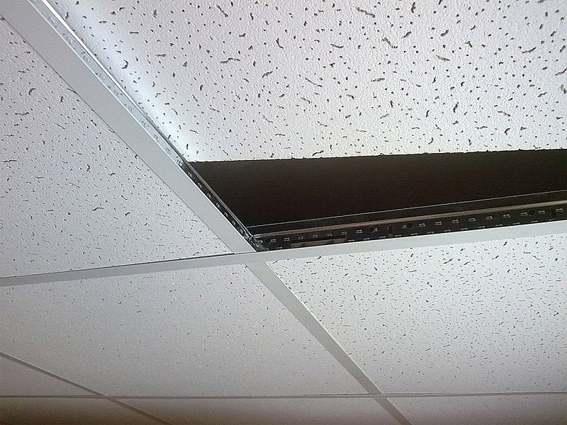 Рекомендуемый материал для чистовой отделки пленочного электронагревателя – подвесной потолок Армстронг (толщина до 12 мм)