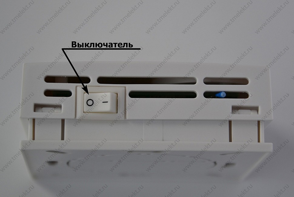 Терморегулятор Грейка V-01 – выключатель терморегулятора на нижнем торце