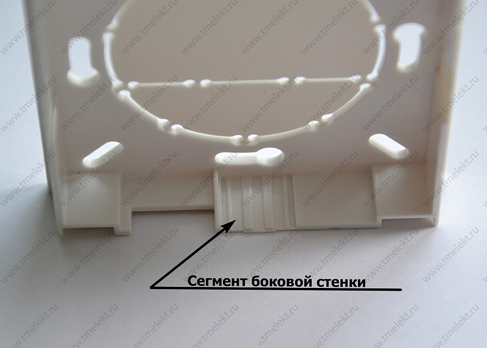 Сегмент боковой стенки на монтажном основании