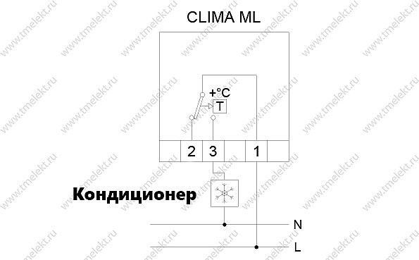 Схема подключения ORBIS Clima ML для кондиционера