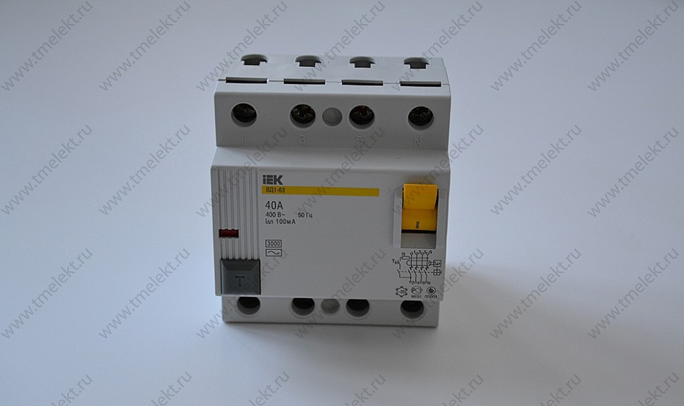 Выключатель дифференциального тока ВД1-63 (УЗО) в системе отопления греющий потолок