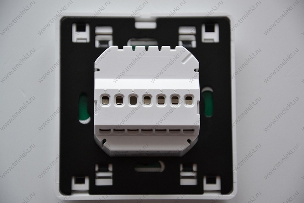 Терморегулятор E 51.716 – нумерация контактов подключения