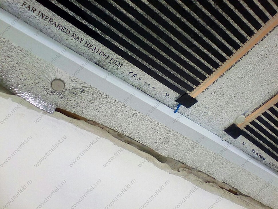 Пробка УКЭ для крепления пленочных электронагревателей к бетонной конструкции потолка