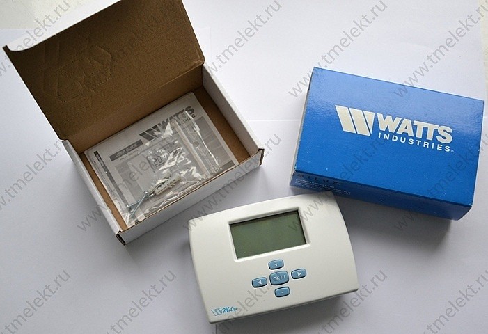 Программируемый терморегулятор Watts Milux Программируемый терморегулятор Watts Milux